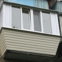Вынос балкона от пола